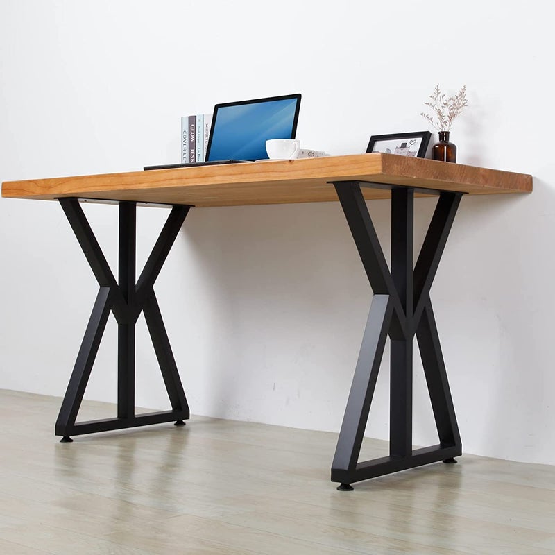 Dcloud Dcloud Furniture Legs Modern Heavy Duty Tall Black Metal Iron Desk Legs RiserBench Furniture Legs for Coffee Table Dining Legs Set of 2 2007X  - Image 4