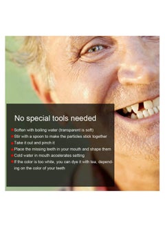 NUMPIG Tooth Repair Kit,Temporary Repair Beads for Missing Broken Teeth Dental Filling Material(100g)  - Image 3