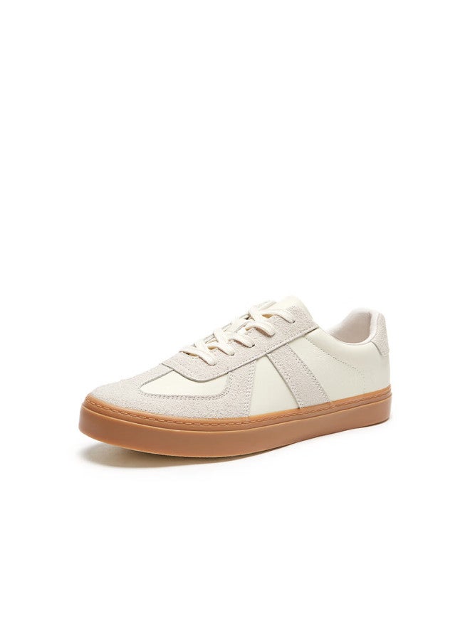 Hotwind Hot Air Men's Shoes, Spring And Autumn New Style Dexun Shoes, Men's Fashionable Casual Sneakers, Versatile Solid Color White Shoes, Lace-up - Image 4
