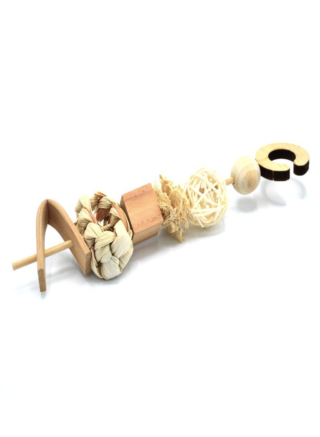 Oxbow Enriched Life Natural Kabob, Natural Wood Chew Toy for Rabbits, Guinea Pigs, and Hamsters, Promotes Dental Health and Foraging, Safe Enrichment Accessory, Small Pet Chew Toy - Image 3