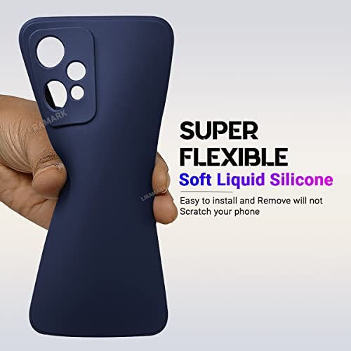 LIRAMARK Silicone Soft Back Cover Case for OnePlus Nord CE 2 Lite 5G / 1+Nord CE 2 Lite 5G (Silicone Blue) - Image 4