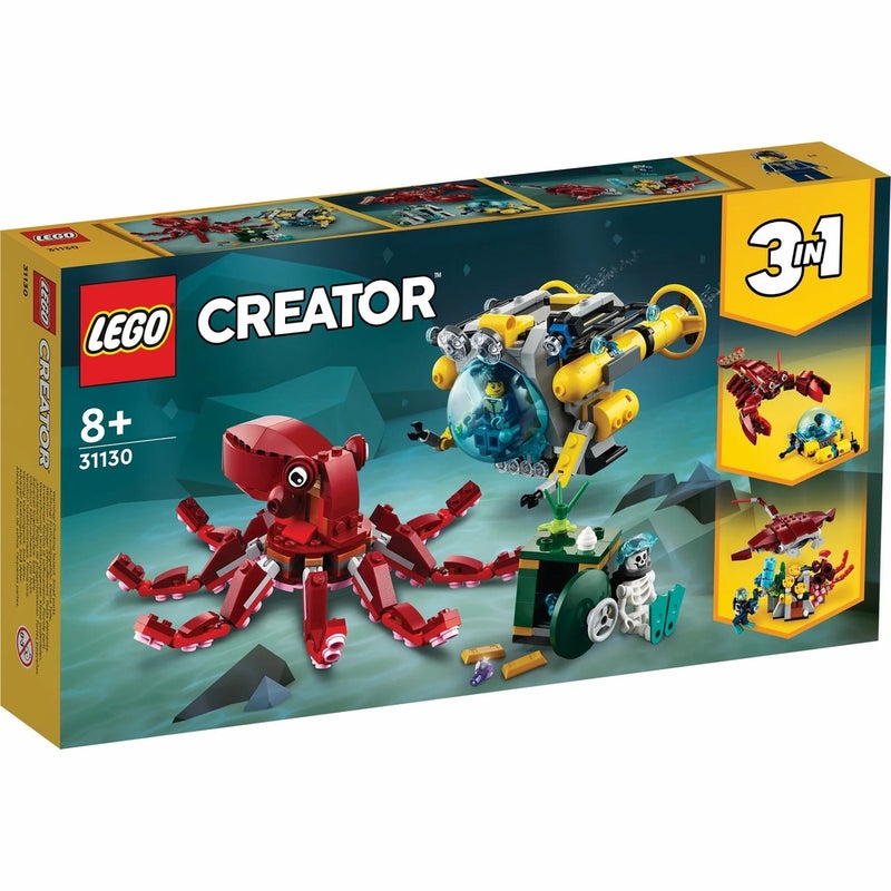 LEGO - Creator 3 in 1 Sunken Treasure Mission 522 Pieces - 31130 - Image 1