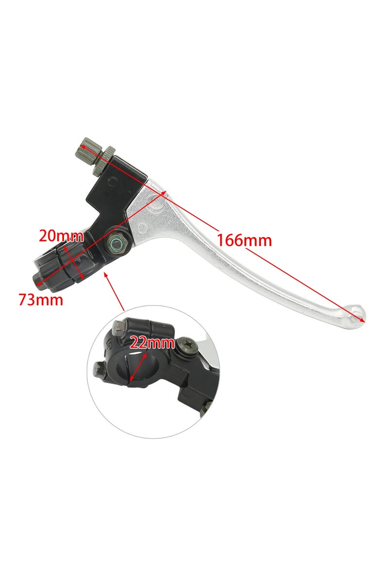 erorex 22mm 7/8-inch Left Aluminum Alloy Clutch Lever Handle Suitable for Pit Bike ATV Motorcycle - Image 4