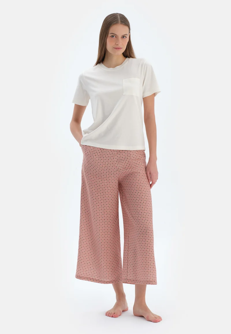 داجي طقم بيجامة قطن بقصة كلاسيكية للرجال