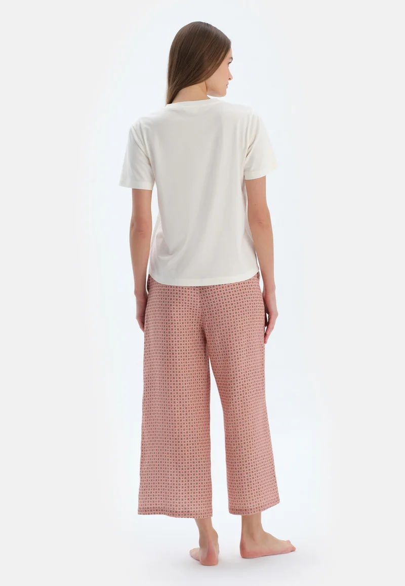 داجي طقم بيجامة قطن بقصة كلاسيكية للرجال