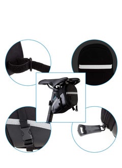 Y&D Water Resistant Bike Saddle Bag - Quick Release, Easy Install, and Reflective for Safety  - Image 2