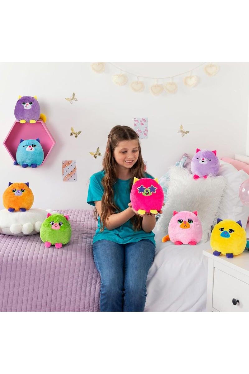 Basic Fun Misfittens Merkitties Fishbowl Plush - Collectible Squishy Cat Toy (Basic Fun) - Image 5