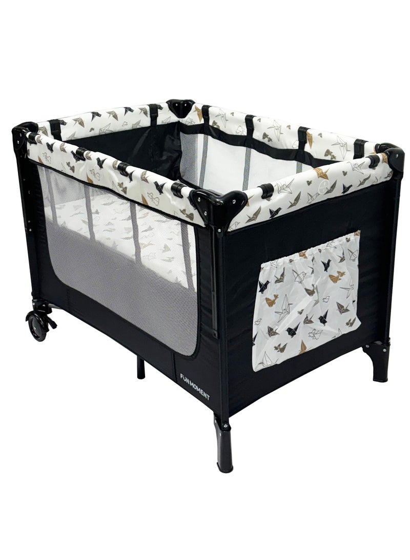 FUN MOMENT Baby Cot And Folding Bed  - Image 4