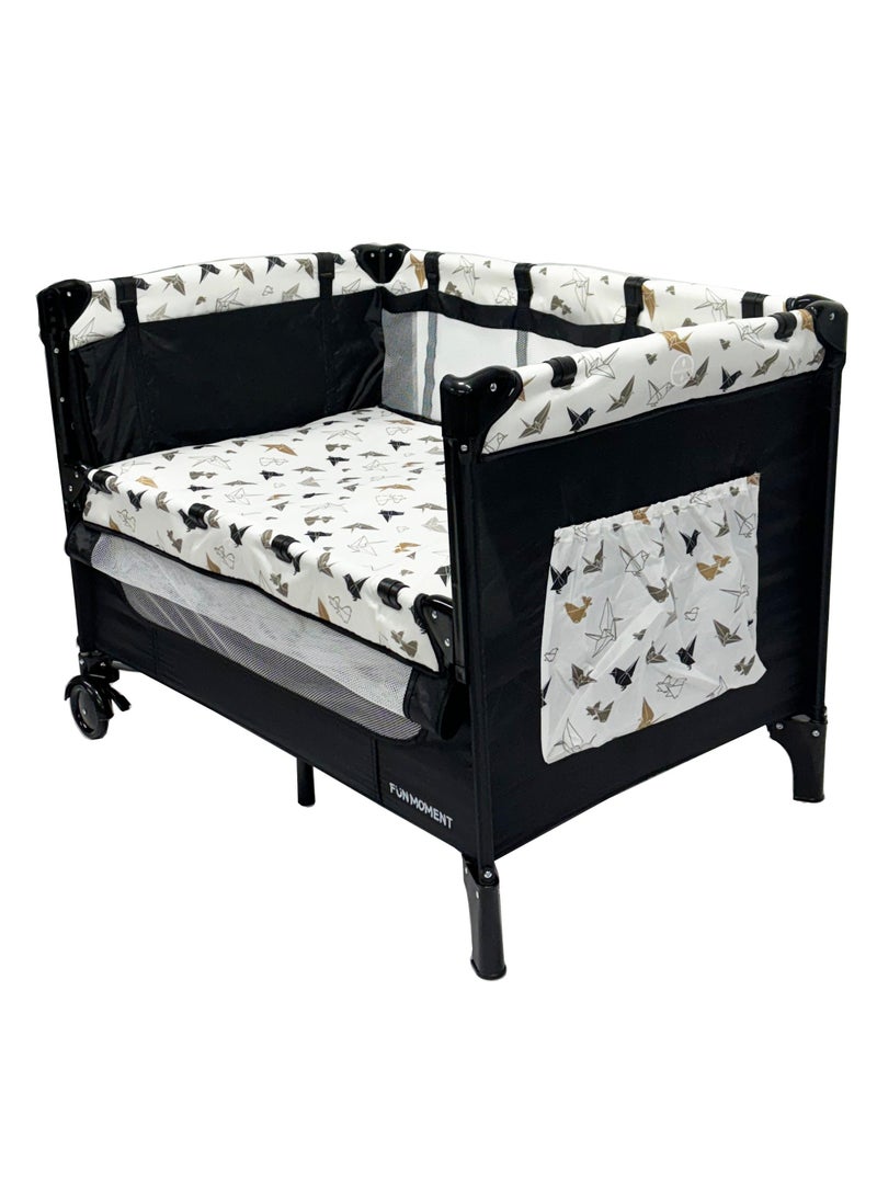FUN MOMENT Baby Cot And Folding Bed  - Image 1