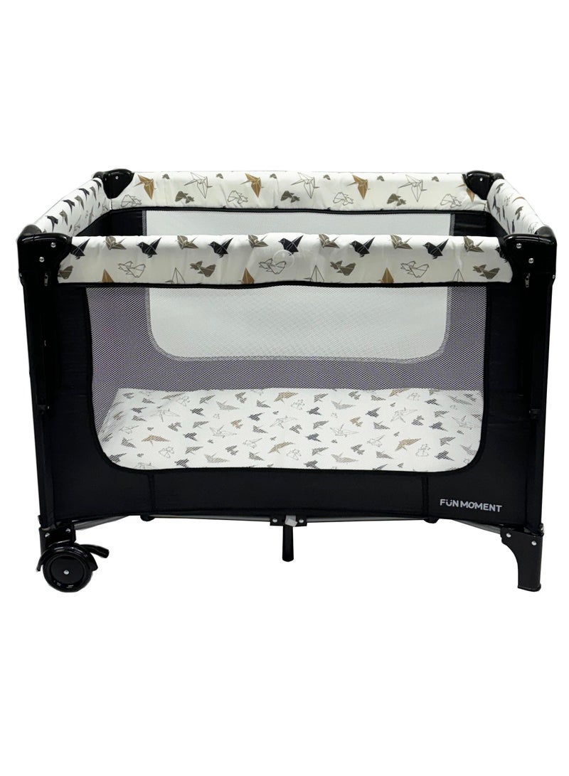FUN MOMENT Baby Cot And Folding Bed  - Image 3