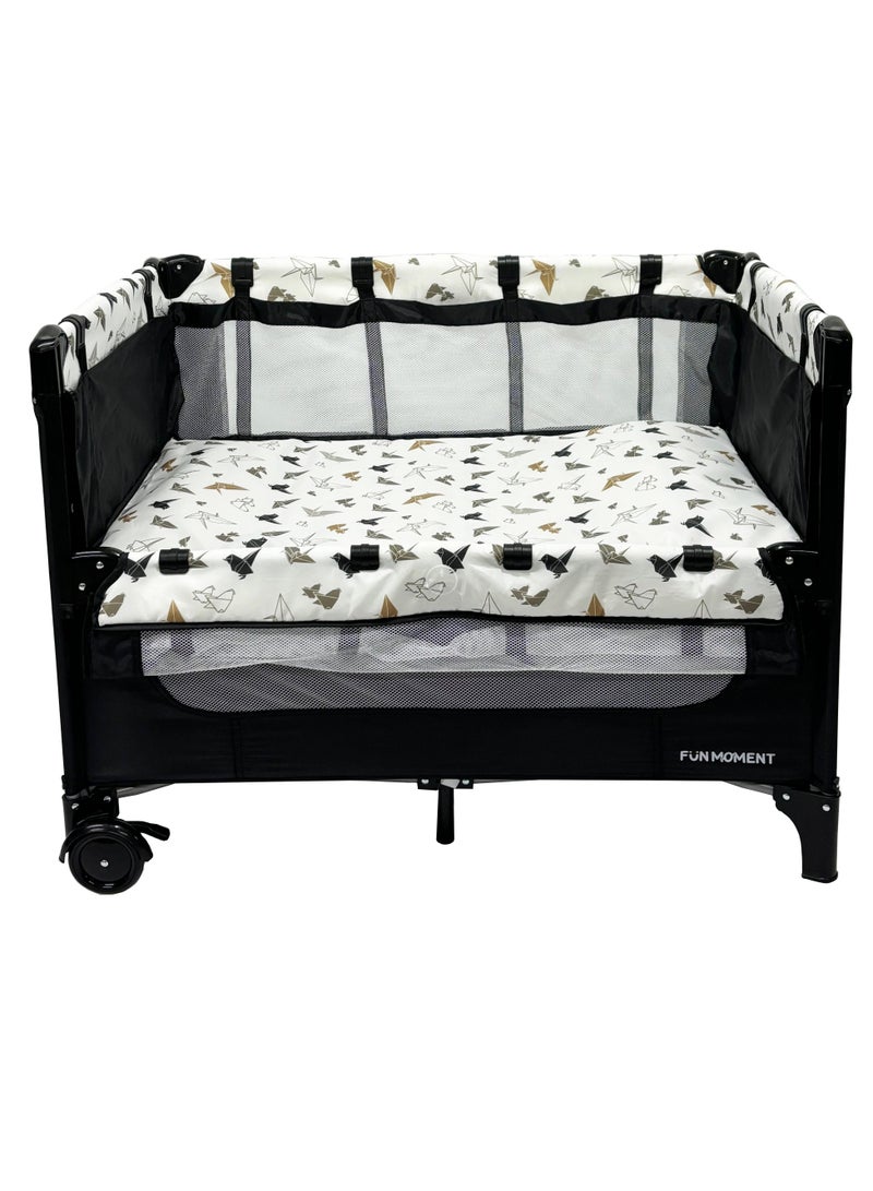 FUN MOMENT Baby Cot And Folding Bed  - Image 2