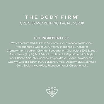 Crepe Erase Refining Facial Scrub Gentle Exfoliating Cleanser for Elasticity and Collagen Promotion 6 Fluid Ounces by Crepe Erase - Image 4