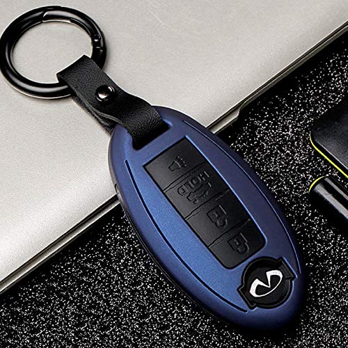 ABS Carbon Keychains Car Key FOB Cover Case For Infiniti accessories For Nissan