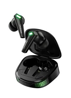 onikuma ONIKUMA T308 Wireless Earphones for Gaming, Continuous Use 6 hour- High Quality Sound, Glowing Lights, Long Battery Life, Black  - Image 2
