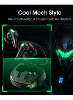 onikuma ONIKUMA T308 Wireless Earphones for Gaming, Continuous Use 6 hour- High Quality Sound, Glowing Lights, Long Battery Life, Black  - Image 5