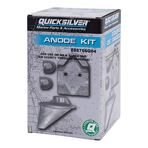 Quicksilver 888756Q04 Aluminum Anode Kit for MerCruiser MR and Alpha One Drives - Image 2