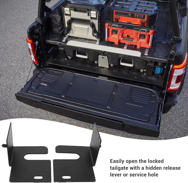 Tailgate and Tail Light Theft Deterrent Kit, 16PCS Black Powder Coat Steel for Pickup Truck - Strong Theft Protection, Easy Installation, Durable Security Solution - Image 3