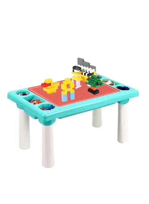 Starmarz 300-Piece Multi-Functional Toy Block Table – Multicolor