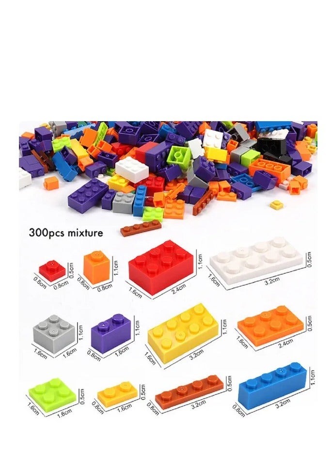 Starmarz 300-Piece Multi-Functional Toy Block Table – Multicolor