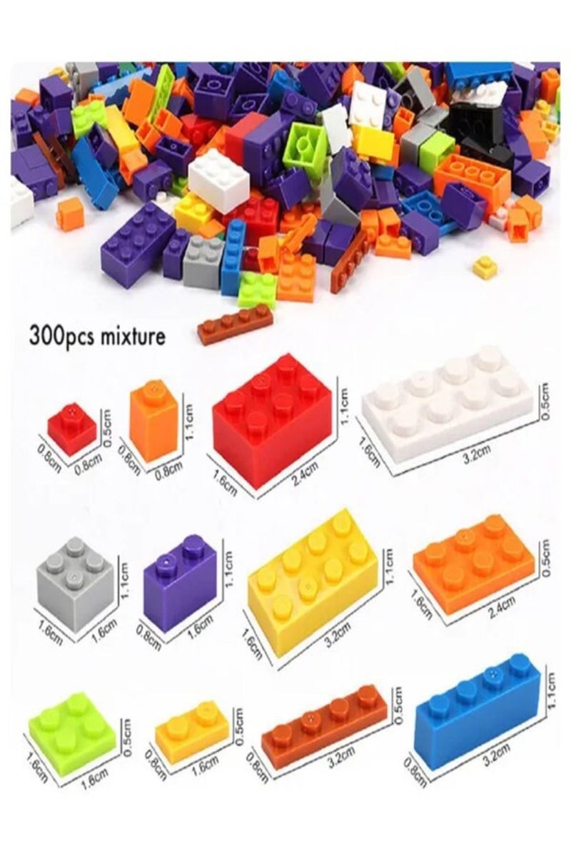 StarMarz 300-Piece Multi-Functional Toy Block Table – Multicolor - Image 4