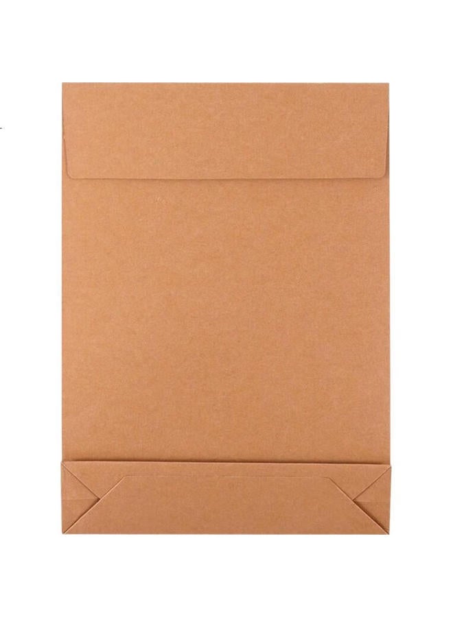 Tango A4 Bid Document Envelope Kraft Paper File Folder, 8Cm Side Width, 250G Thick, 20-Pack, Corporate Project Proposal Sealed Bag, Engineering Tender Document Specialized Envelope - Image 1