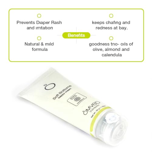 Omved Soft Bottoms Baby Nappy/Diaper Cream - 50 Gram - Image 2