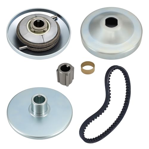 30 Series Torque Converter Clutch Go Kart Clutch 34 Bore with 203589 Go Cart Drive Belt for Compatible with Comet 219552 TAV2 3075 Manco 5957