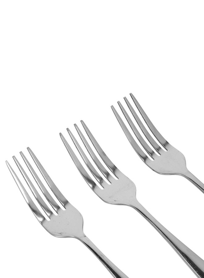 Royalford 3-Piece Table Fork Set Silver - Image 5