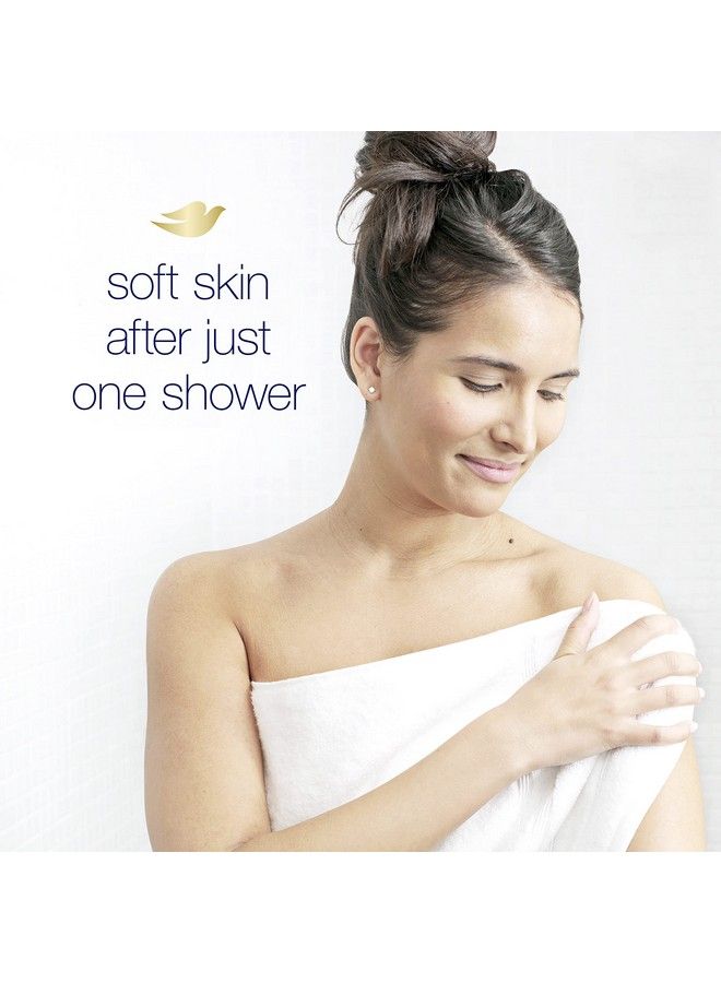 Dove غسول الجسم الرغوي الفوري لبشرة ناعمة ومرطبة بعمق يزيل البكتيريا بفعالية مع تغذية بشرتك، أبيض، 13.5 أونصة، عبوة من 4 قطع - Image 4