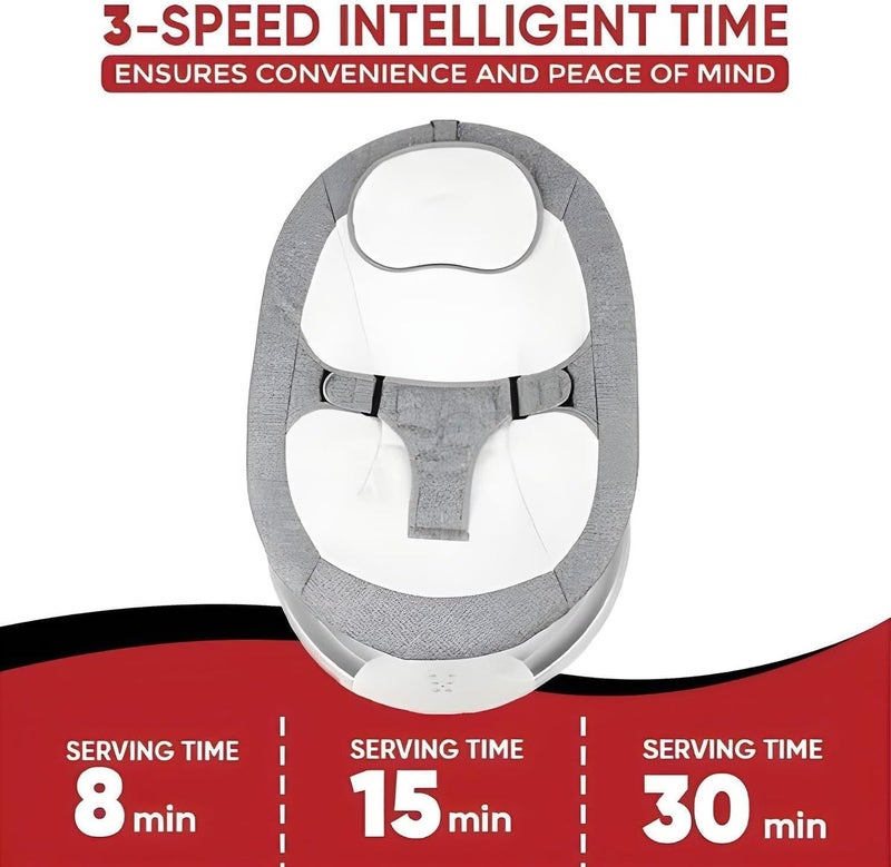Electric Baby Rocking Chair with Bluetooth Music and Remote Control - Image 5