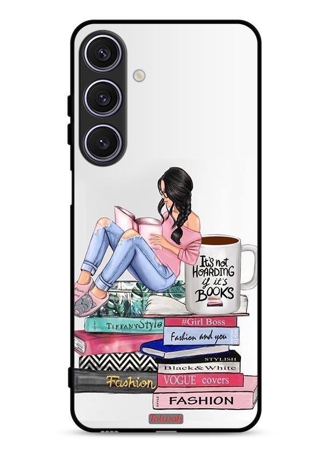 Tolwak Samsung Galaxy A26 Protective Case Cover Girl And Fashion Books Art - Image 1