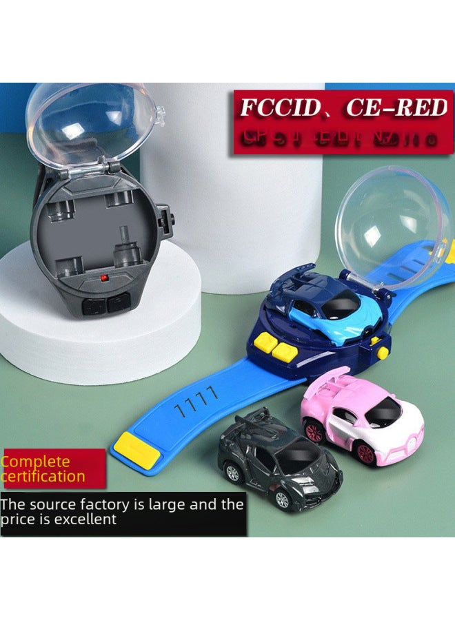 Remote Control Car Toy High-speed Drift Stunt Features For Kids Aged 8-Color:Watch Remote Control Car Maca Green Mini (chinese Packaging) - Image 2