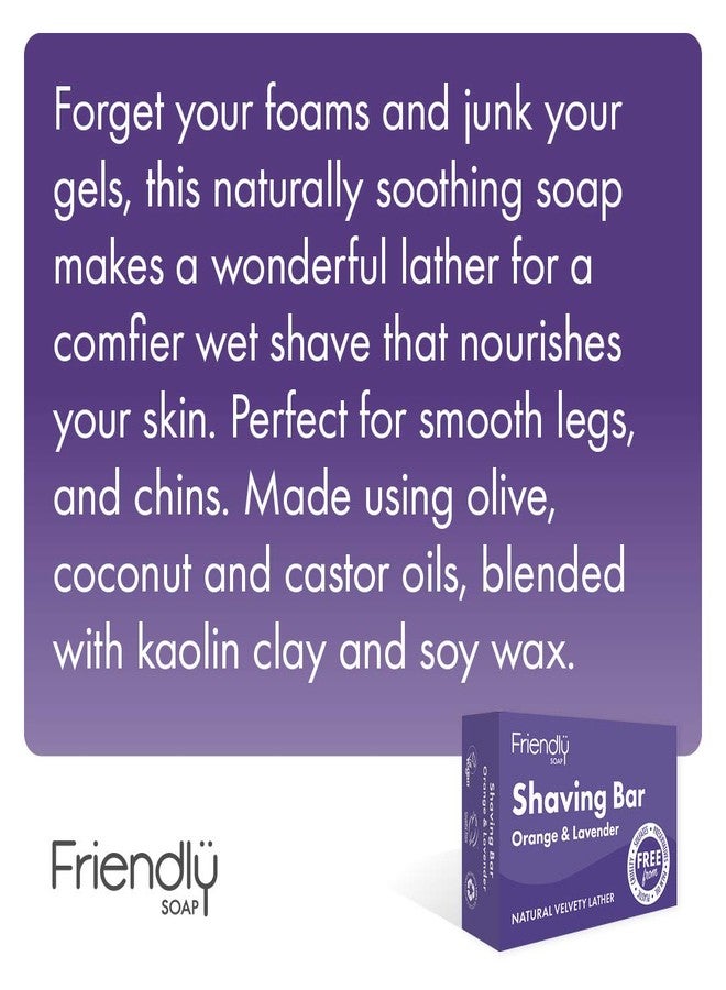 FRIENDLY SOAP Orange Lavender Shaving Bar, 95 GR - Image 5