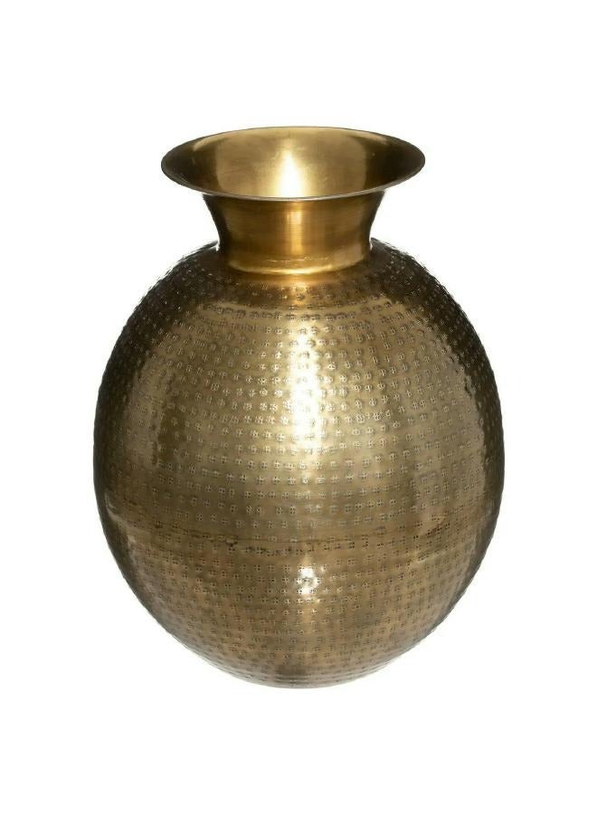 لوفت فير، مزهرية، عمق 30 × ارتفاع 40 سم، ذهبي، معدن-181411 - Image 2