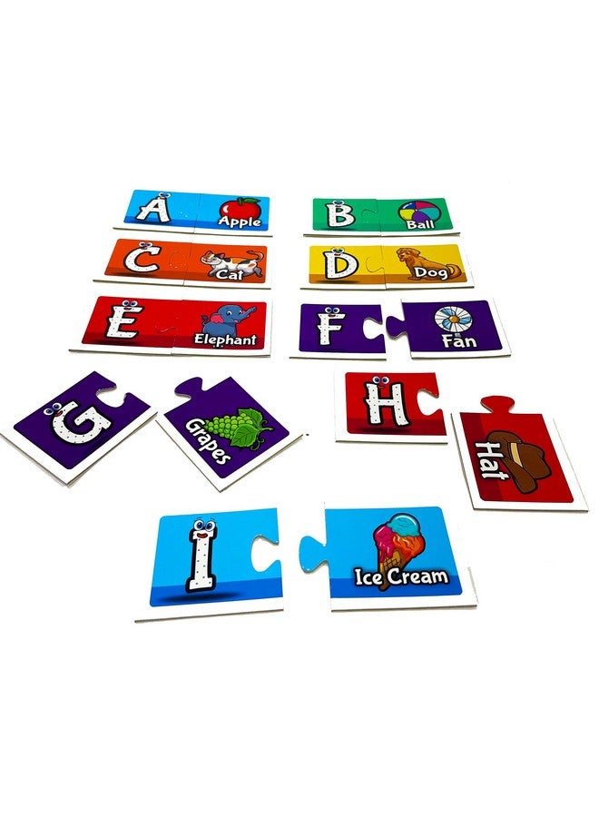 بيبي جو لعبة تركيب الصور المقطوعة بأحرف أبجدية من بيبي جو للأطفال من عمر 3 سنوات فما فوق، باللون الأزرق - Image 4