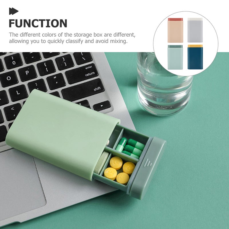 8 pcs Multi-grid Tablet Storage Drawer Type Small Storage Container Portable Organizer - Image 2