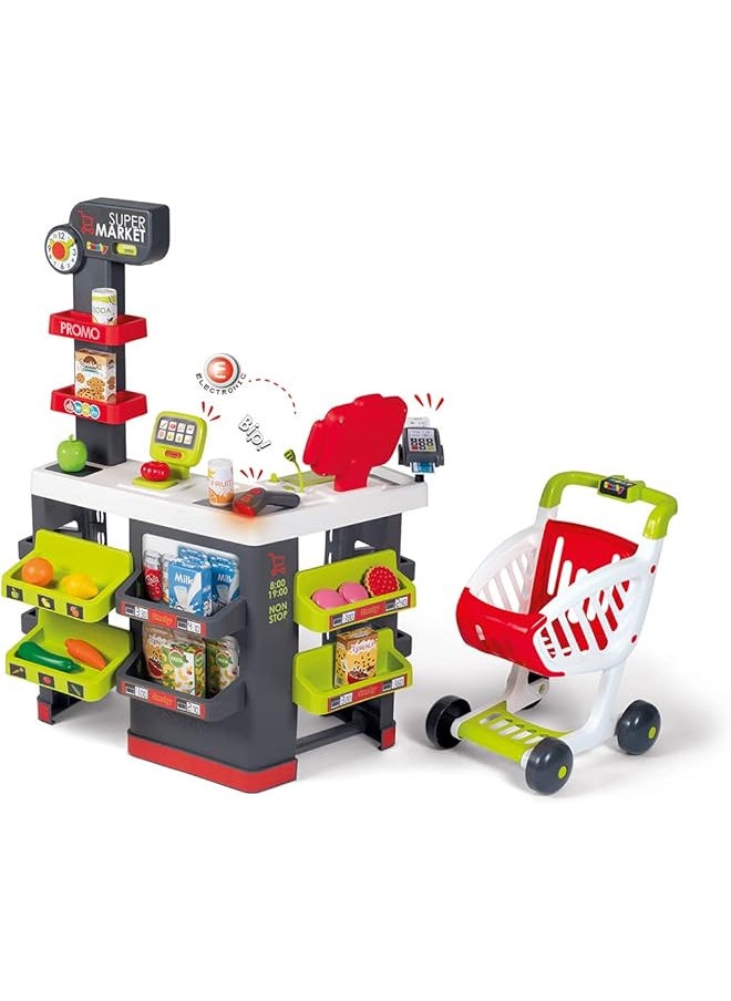 Smoby Super Market Playset Toy With 42 Accessories  - Image 1