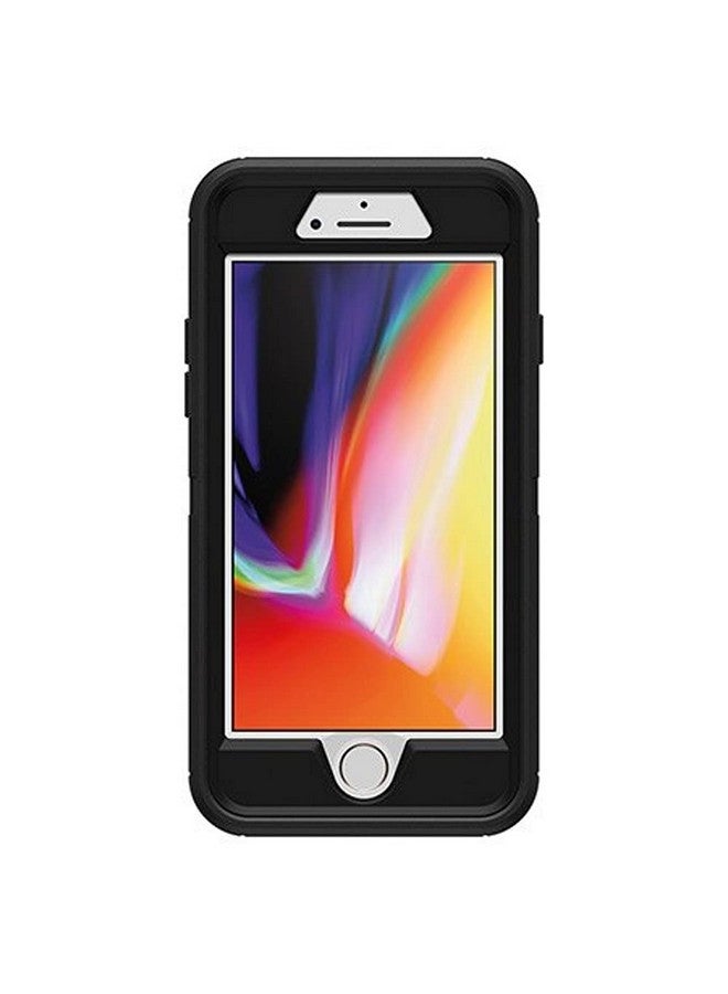 Otterbox OtterBox Defender Series Rugged Case for iPhone SE (2020), iPhone 8, iPhone 7 (NOT Plus) Case Only - Non-Retail Packaging - Black (with Microbial Defense)  - Image 4