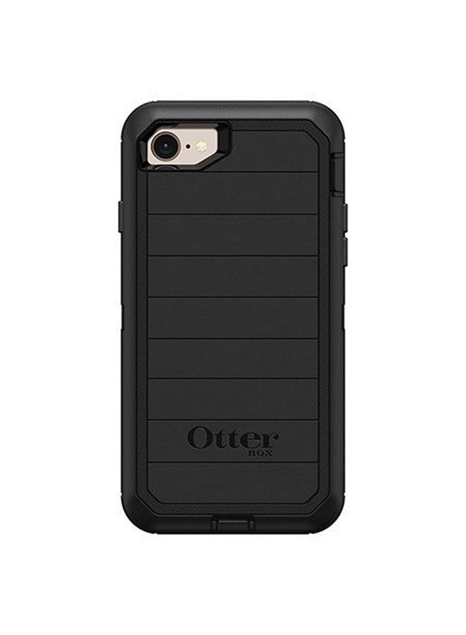 Otterbox OtterBox Defender Series Rugged Case for iPhone SE (2020), iPhone 8, iPhone 7 (NOT Plus) Case Only - Non-Retail Packaging - Black (with Microbial Defense)  - Image 3