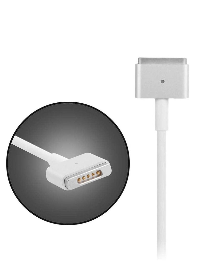 Ntech - NTECH Replacement AC Power Adapter (85W) T-Tip Magnetic Connector Power Adapter For MacBook Pro Compatible For 15-Inch And 17-Inch MacBook Pro White - Image 1