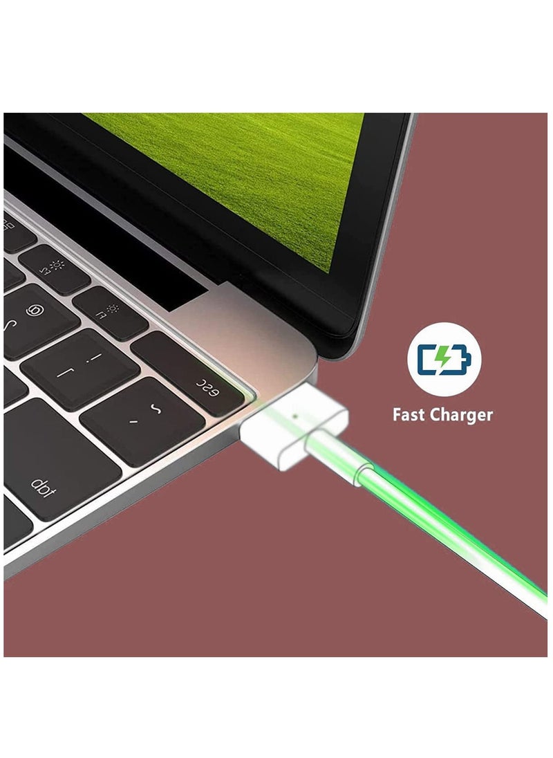 Ntech - NTECH Replacement AC Power Adapter (85W) T-Tip Magnetic Connector Power Adapter For MacBook Pro Compatible For 15-Inch And 17-Inch MacBook Pro White - Image 1