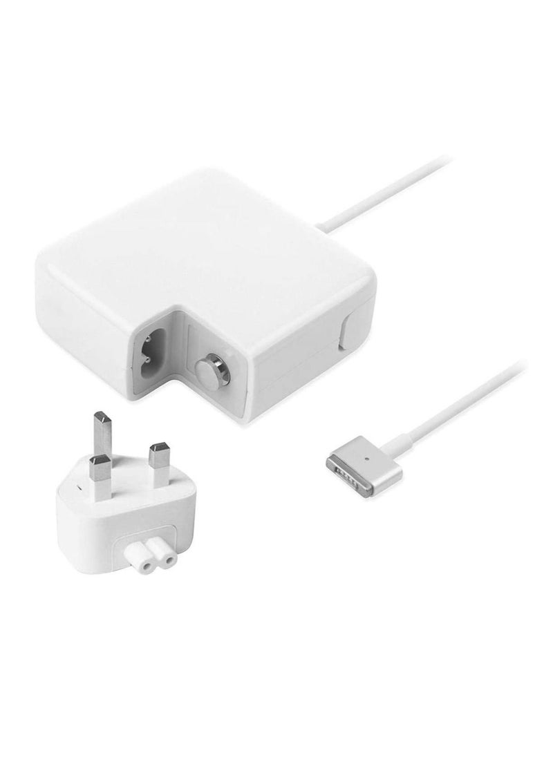 Ntech - NTECH Replacement AC Power Adapter (85W) T-Tip Magnetic Connector Power Adapter For MacBook Pro Compatible For 15-Inch And 17-Inch MacBook Pro White - Image 1