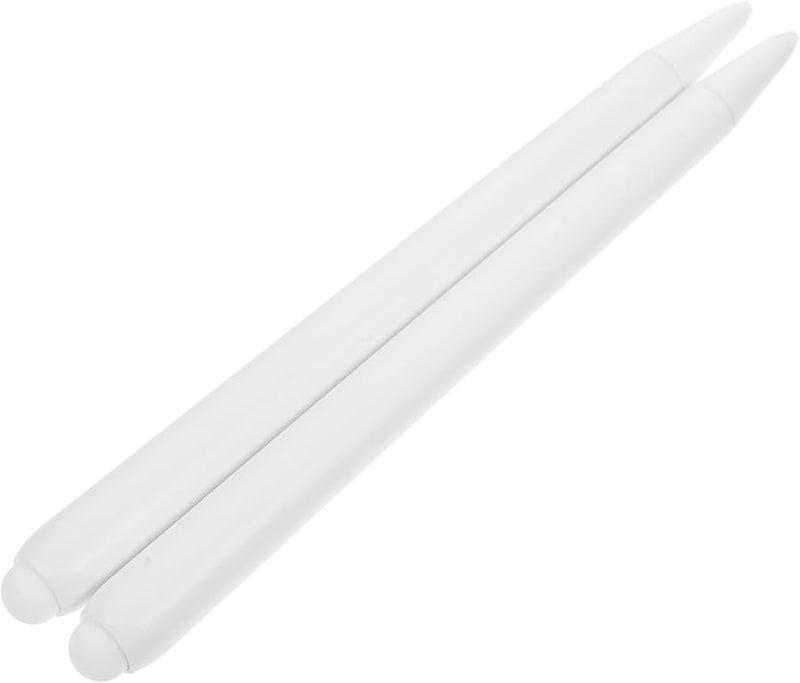 2 Pack White Stylus Pen For Touch Screens Electronic Whiteboard Writing - Image 1