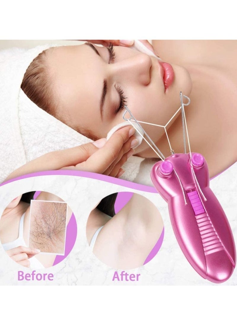 BrOwns آلة إزالة الشعر الكهربائية الاحترافية من القطن للوجه والجسم للنساء  - Image 2