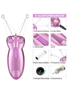 BrOwns Professional Cotton Facial Epilator Body Beauty Electric Hair Removal Machine for Women  - Image 4