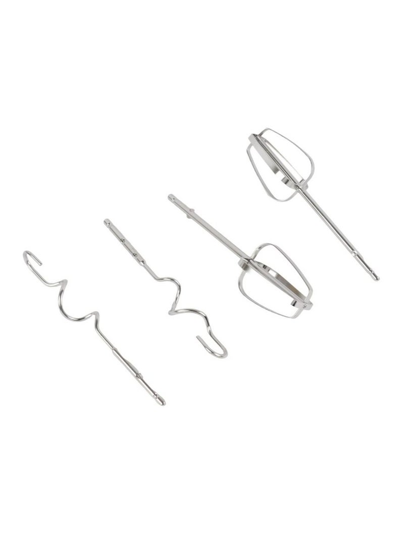 KROOS Hand Mixer with Two Beaters for Whipping Eggs and Cream Two Hooks for Mixing Dough 150W White - Image 3
