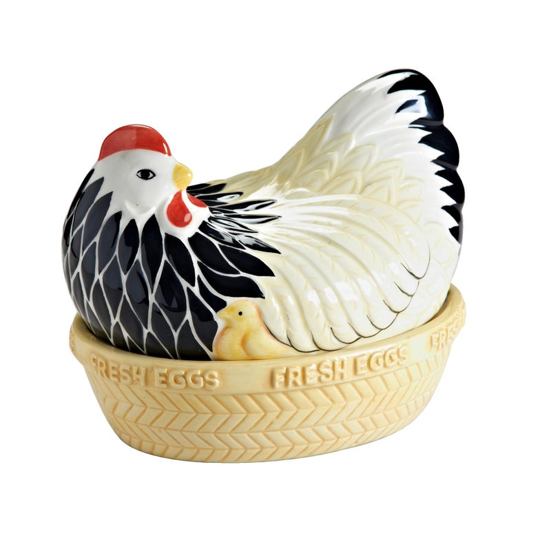 Mason Cash Mother Chip Resistant Hen Nest Egg Storage Ceramic MultiColour 21 x 165 x 18 cm