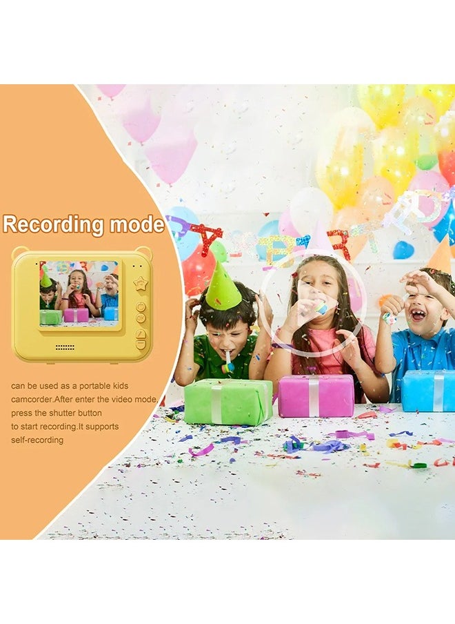 XiuWoo Children Digital Camera Instant Print for Kids Thermal Print Camera Instant Photo Printing Camera Toys Video 32G  - Image 5