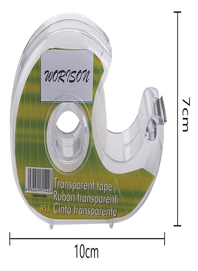 worison Clear Tapes and Refillable Dispensers 2 Pack 18mm x 30 Meter Per Roll for Home, School, Office Etc - Image 3