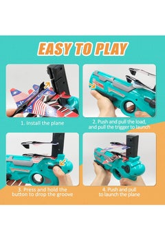 MUMS PLANET Catapult Plane Game, 4-Plane Game, Kids Games, Fun Outdoor Sports Games, Games for Boys and Girls, Best Birthday Choices  - Image 3